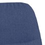 Sillón de relax con reposapiés tela azul de vidaXL, Sillones - Ref: Foro24-3097346, Precio: 134,52 €, Descuento: %