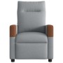 Sillón reclinable de masaje de tela gris claro en Sillones | Comprar online en Foru.es