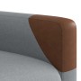 Sillón reclinable de masaje de tela gris claro en Sillones | Comprar online en Foru.es