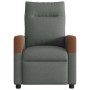 Sillón reclinable de masaje de tela gris oscuro en Sillones | Comprar online en Foru.es