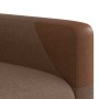 Sillón reclinable con masaje de tela marrón en Sillones | Comprar online en Foru.es
