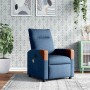 Sillón reclinable de masaje de tela azul en Sillones | Comprar online en Foru.es