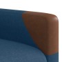 Sillón reclinable de masaje de tela azul en Sillones | Comprar online en Foru.es