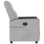 Sillón reclinable de tela gris nube en Sillones | Comprar online en Foru.es