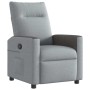 Sillón reclinable de tela gris claro en Sillones | Comprar online en Foru.es