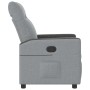 Sillón reclinable de tela gris claro en Sillones | Comprar online en Foru.es