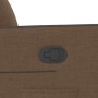 Sillón reclinable de tela marrón en Sillones | Comprar online en Foru.es