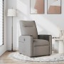Sillón reclinable de tela gris taupe en Sillones | Comprar online en Foru.es