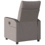 Sillón reclinable de tela gris taupe en Sillones | Comprar online en Foru.es