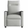 Sillón de masaje reclinable de tela gris nube en Sillones | Comprar online en Foru.es