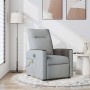 Sillón reclinable de masaje de tela gris claro en Sillones | Comprar online en Foru.es