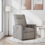 Sillón de masaje reclinable de tela gris taupé en Sillones | Comprar online en Foru.es