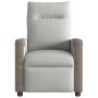 Sillón reclinable de tela gris nube en Sillones | Comprar online en Foru.es