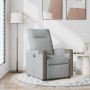 Sillón reclinable de tela gris claro en Sillones | Comprar online en Foru.es