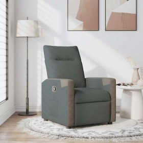 Sillón reclinable de tela gris oscuro en Sillones | Comprar online en Foru.es