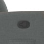 Sillón reclinable de tela gris oscuro en Sillones | Comprar online en Foru.es