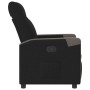 Sillón reclinable de tela negro en Sillones | Comprar online en Foru.es