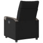Sillón reclinable de tela negro en Sillones | Comprar online en Foru.es