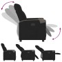 Sillón reclinable de tela negro en Sillones | Comprar online en Foru.es