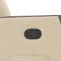 Sillón reclinable de tela crema en Sillones | Comprar online en Foru.es