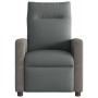 Sillón de masaje reclinable de tela gris oscuro en Sillones | Comprar online en Foru.es