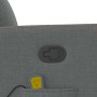 Sillón de masaje reclinable de tela gris oscuro en Sillones | Comprar online en Foru.es