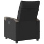 Sillón reclinable de masaje de tela negro en Sillones | Comprar online en Foru.es