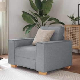 Sillón sofá  gris claro 60 cm tela en Sofás | Comprar online en Foru.es