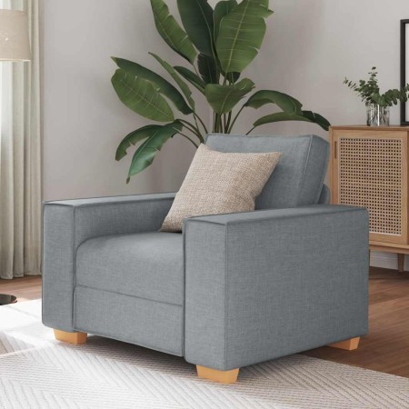 Sillón sofá  gris claro 60 cm tela en Sofás | Comprar online en Foru.es