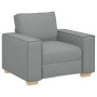 Sillón sofá  gris claro 60 cm tela en Sofás | Comprar online en Foru.es