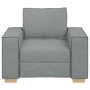 Sillón sofá  gris claro 60 cm tela en Sofás | Comprar online en Foru.es