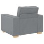 Sillón sofá  gris claro 60 cm tela en Sofás | Comprar online en Foru.es