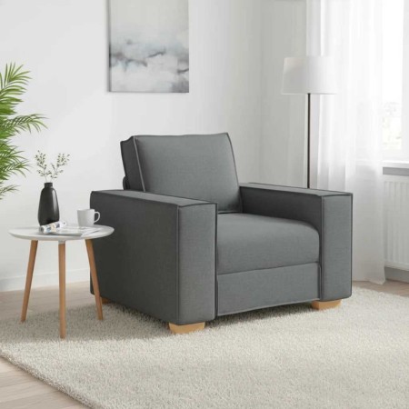 Sillón sofá  de tela gris oscuro de 60 cm en Sofás | Comprar online en Foru.es
