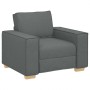 Sillón sofá  de tela gris oscuro de 60 cm en Sofás | Comprar online en Foru.es
