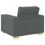 Sillón sofá  de tela gris oscuro de 60 cm en Sofás | Comprar online en Foru.es