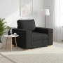 Sillón de tela negra de 60 cm en Sofás | Comprar online en Foru.es