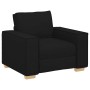 Sillón de tela negra de 60 cm en Sofás | Comprar online en Foru.es