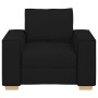 Sillón de tela negra de 60 cm en Sofás | Comprar online en Foru.es