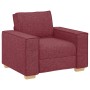 Sillón de tela color rojo vino 60 cm en Sofás | Comprar online en Foru.es