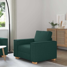 Sillón Sofá Tela Verde Oscuro 60 cm en Sofás | Comprar online en Foru.es