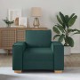 Sillón Sofá Tela Verde Oscuro 60 cm en Sofás | Comprar online en Foru.es