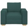 Sillón Sofá Tela Verde Oscuro 60 cm en Sofás | Comprar online en Foru.es