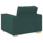 Sillón Sofá Tela Verde Oscuro 60 cm en Sofás | Comprar online en Foru.es