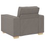Sillón de tela color topo 60 cm en Sofás | Comprar online en Foru.es