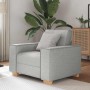 Sillón sofá de tela gris nube de 60 cm en Sofás | Comprar online en Foru.es