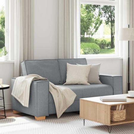 Sofá de 2 plazas  de tela gris claro, 120 cm en Sofás | Comprar online en Foru.es
