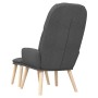 Sillón de relax con taburete tela gris oscuro de vidaXL, Sillones - Ref: Foro24-3097343, Precio: 133,87 €, Descuento: %