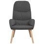 Sillón de relax con taburete tela gris oscuro de vidaXL, Sillones - Ref: Foro24-3097343, Precio: 133,87 €, Descuento: %