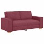 Sofá de 2 plazas  rojo vino 140 cm tela en Sofás | Comprar online en Foru.es