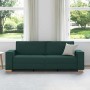 Sofá Verde oscuro 220 x 78 x 84 cm tela en Sofás | Comprar online en Foru.es